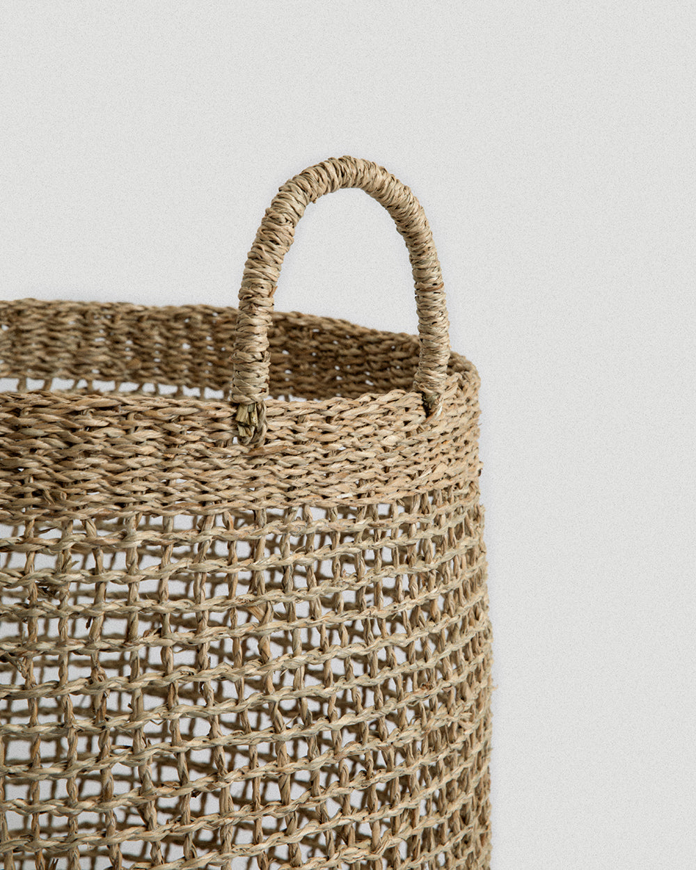 Large Siwa Seagrass Laundry Basket - Large Siwa Seagrass Laundry Basket