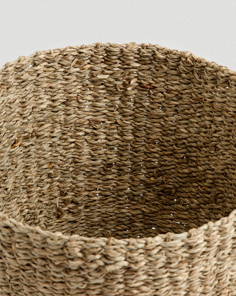 Gaya Tall Seagrass Basket Set of 2 - Gaya Tall Seagrass Basket Set of 2