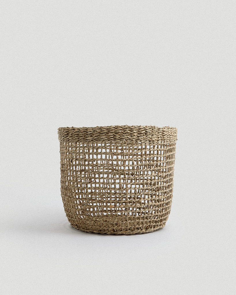 Large Siwa Tall Seagrass Basket - Large Siwa Tall Seagrass Basket