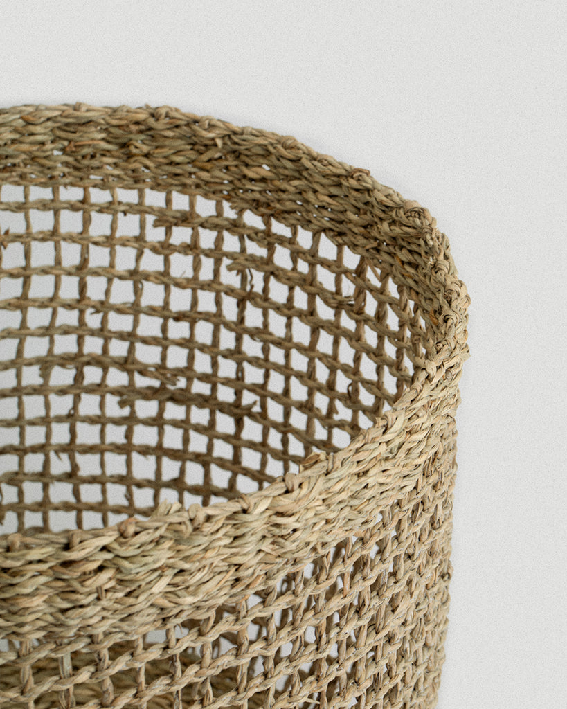 Extra Small Siwa Tall Seagrass Basket - Extra Small Siwa Tall Seagrass Basket