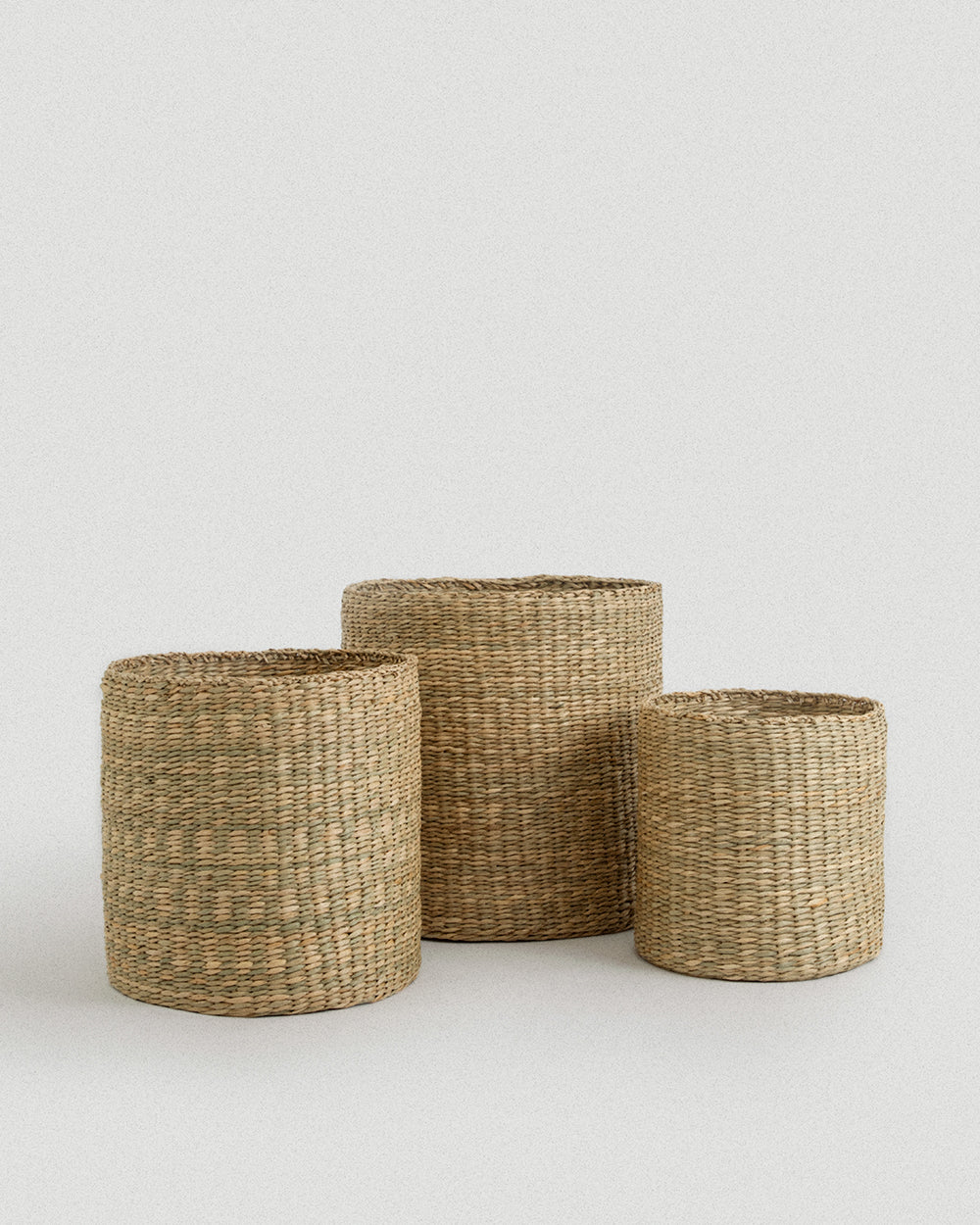 Medium Tulum Round Seagrass Basket - Medium Tulum Round Seagrass Basket