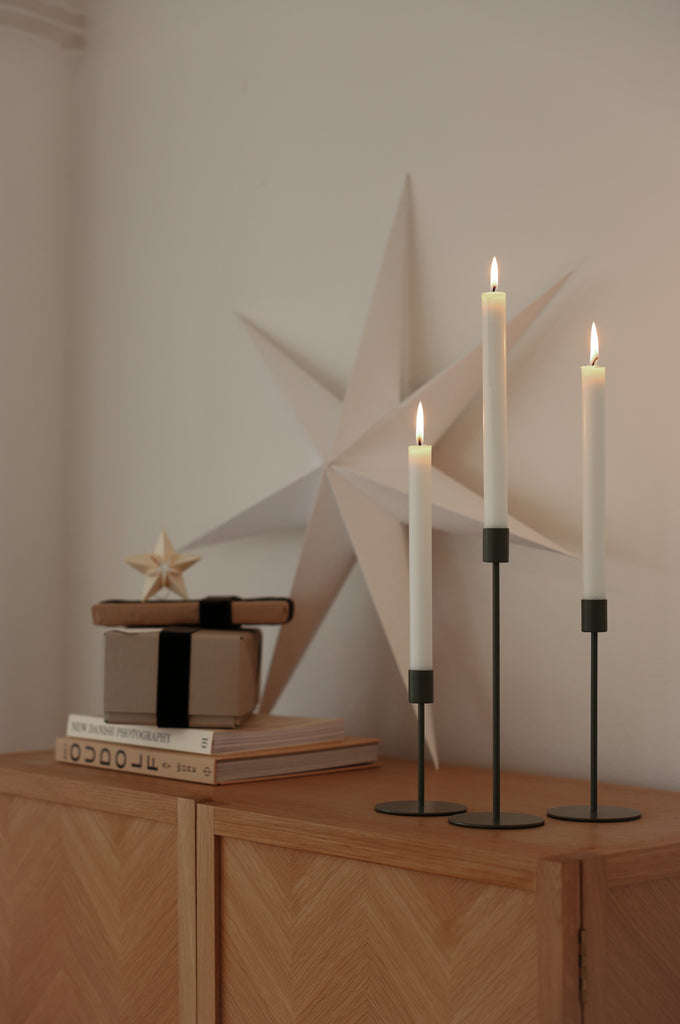 Green Doric Candle Holder - Green Doric Candle Holder