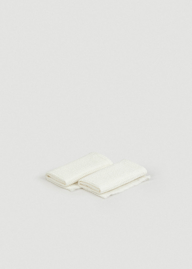 Soft White Everyday Waffle Towels Set - Soft White Everyday Waffle Towels Set
