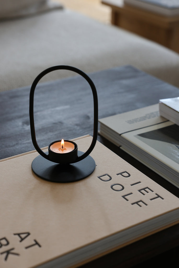 Eternal Oval Tealight Candle Holder - featured