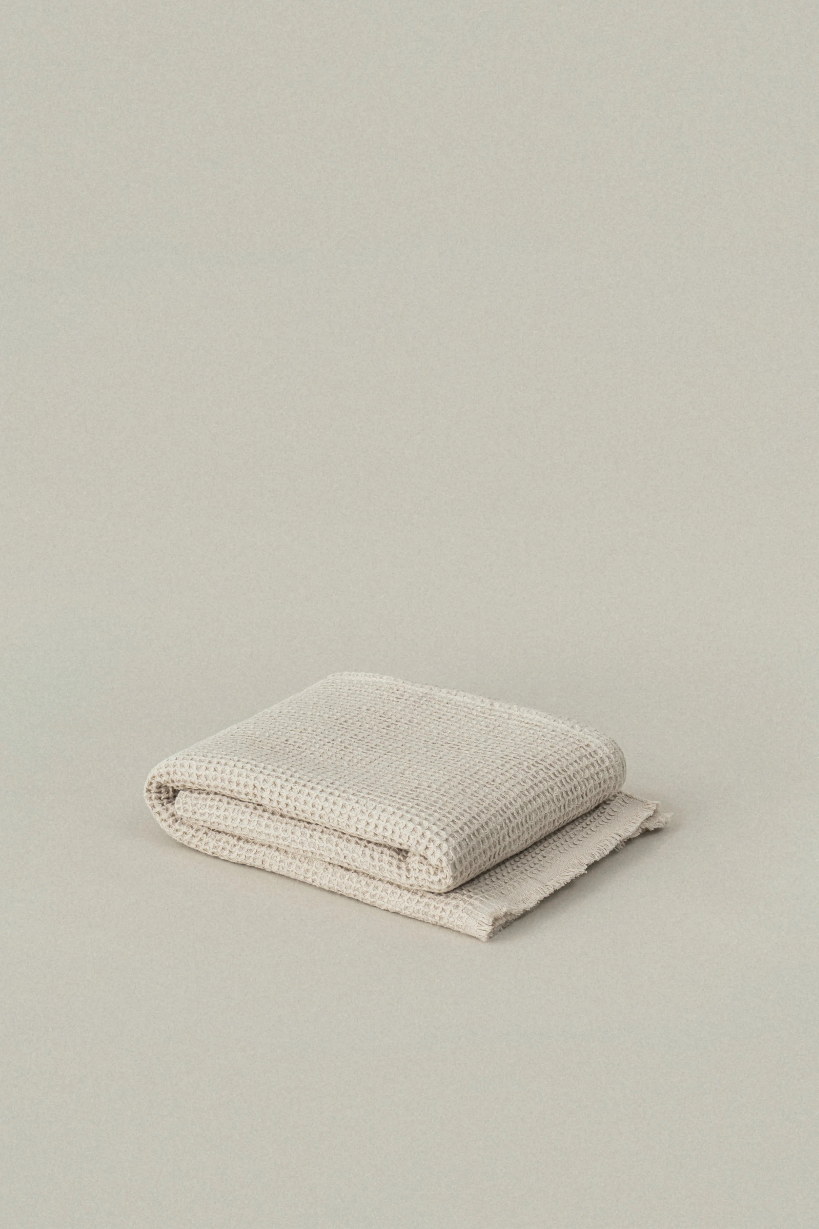 Warm Oatmeal Everyday Waffle Towels - featured