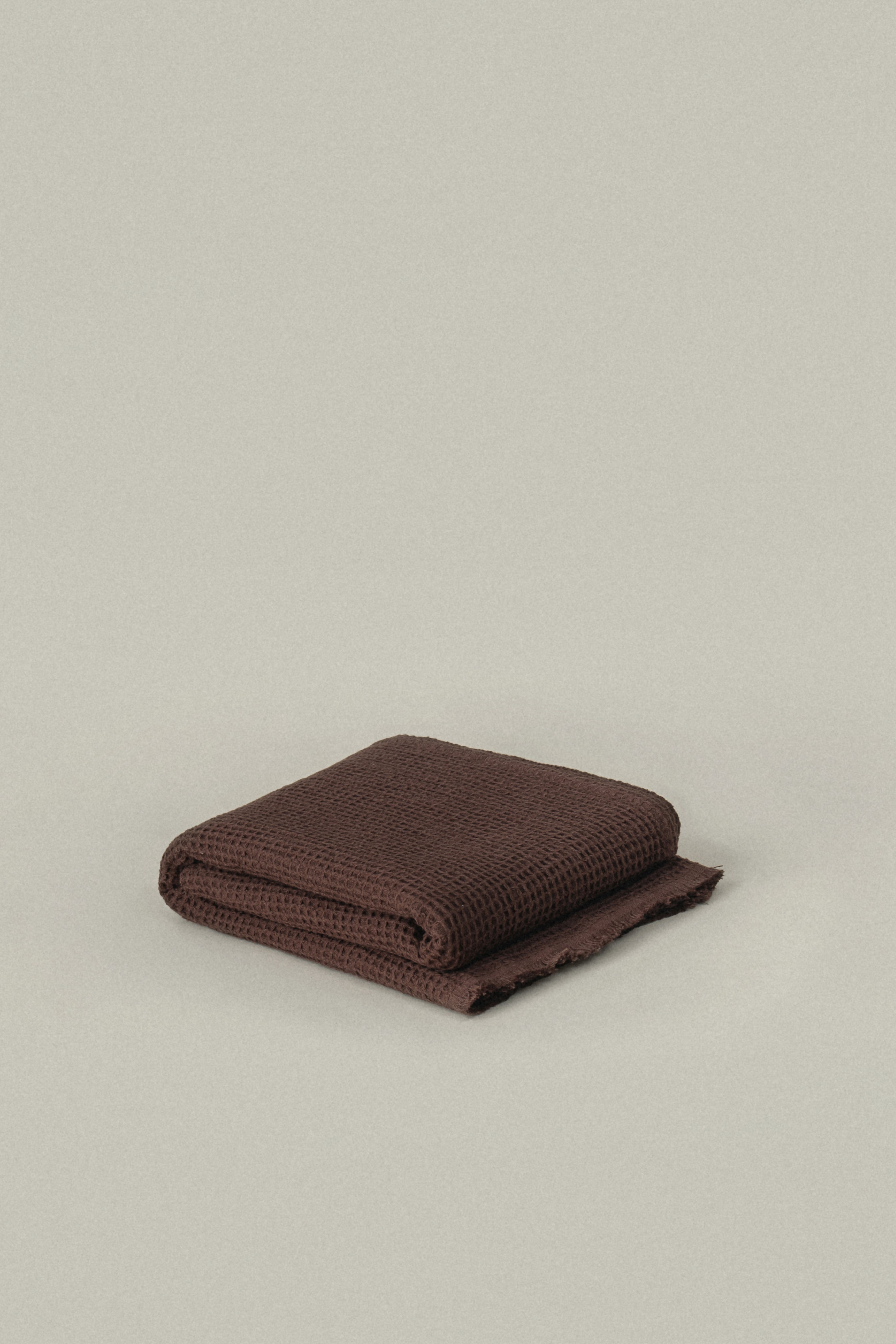 Umber Brown Everyday Waffle Towels - featured