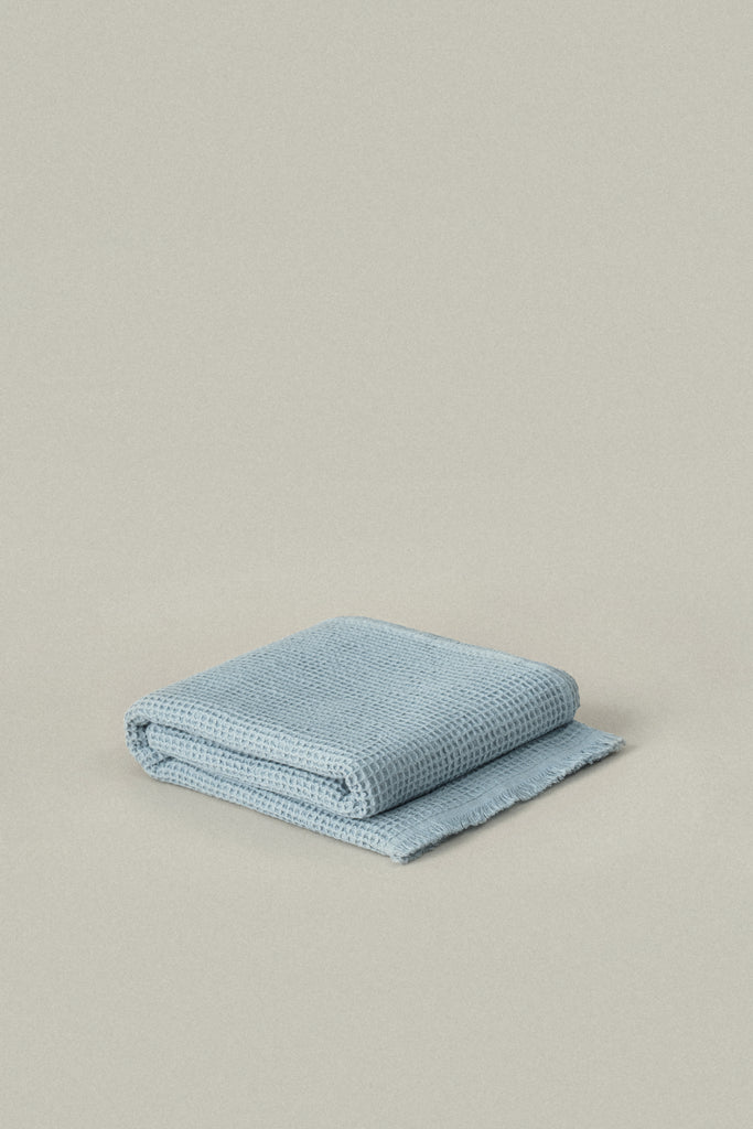 Dusk Blue Everyday Waffle Towels - featured