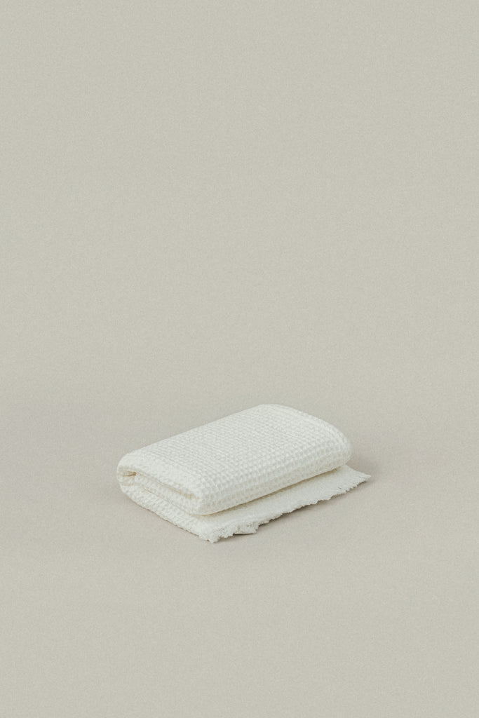 Soft White Everyday Waffle Towels - Soft White Everyday Waffle Towels