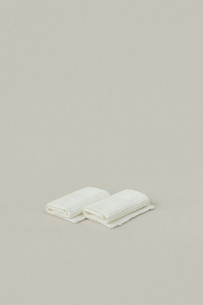 Soft White Everyday Waffle Towels - Soft White Everyday Waffle Towels