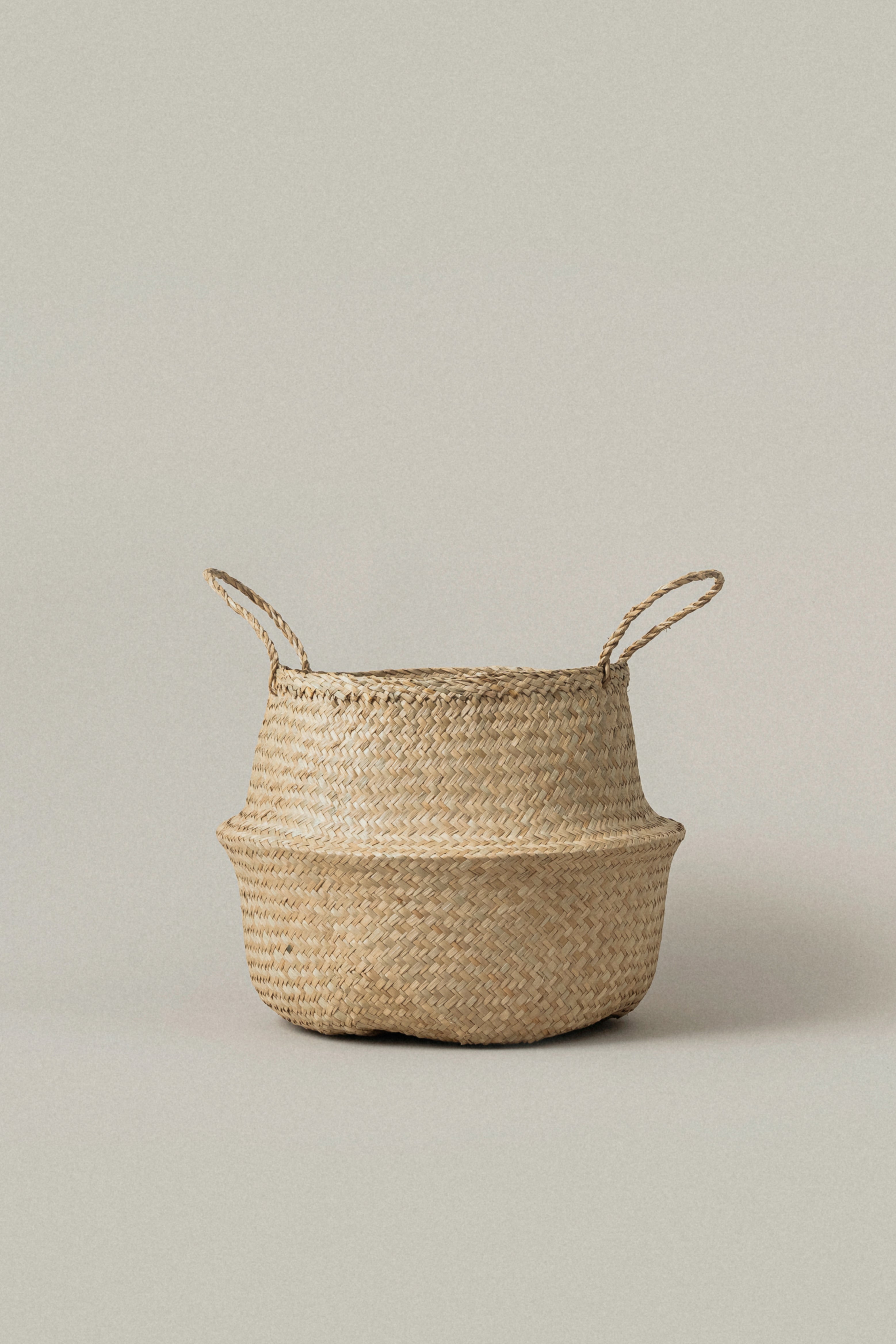 Large Kiau Foldable Seagrass Basket - Large Kiau Foldable Seagrass Basket