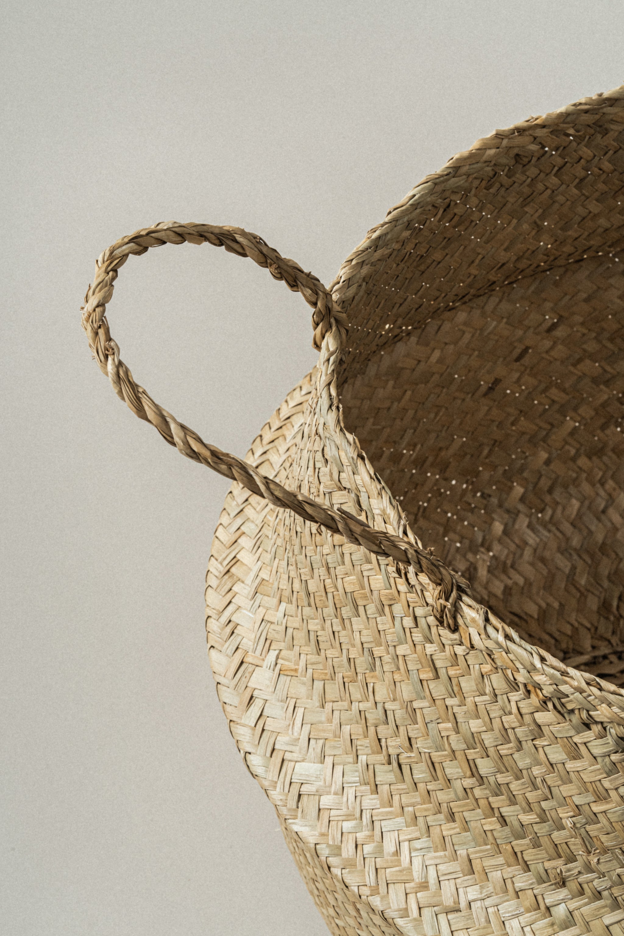 Small Kiau Foldable Seagrass Basket - Small Kiau Foldable Seagrass Basket