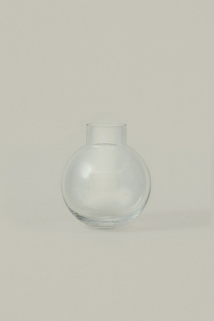 Ball Glass Vase - clear